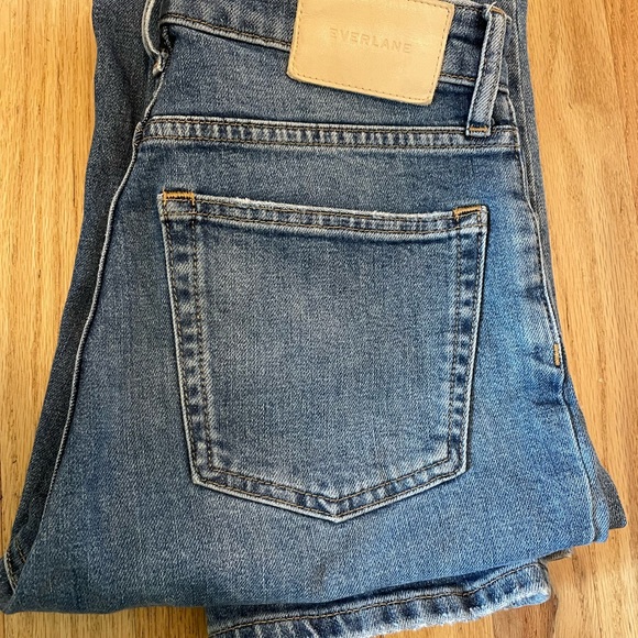 Everlane High Rise Straight Jeans. Size 25 Ankle - Picture 2 of 7